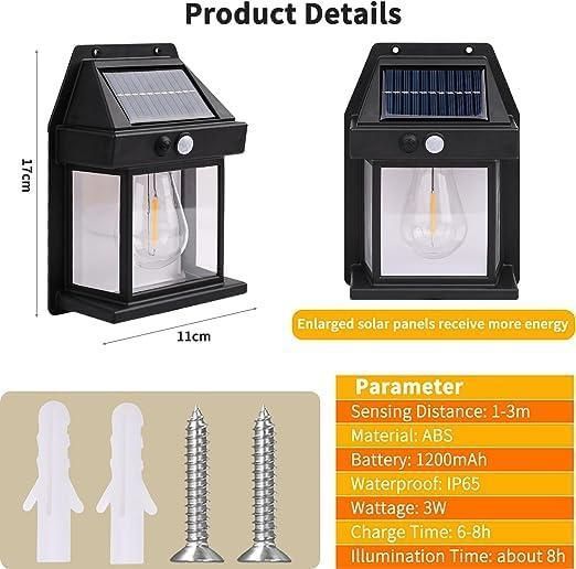 High-Performance Solar Wall Light