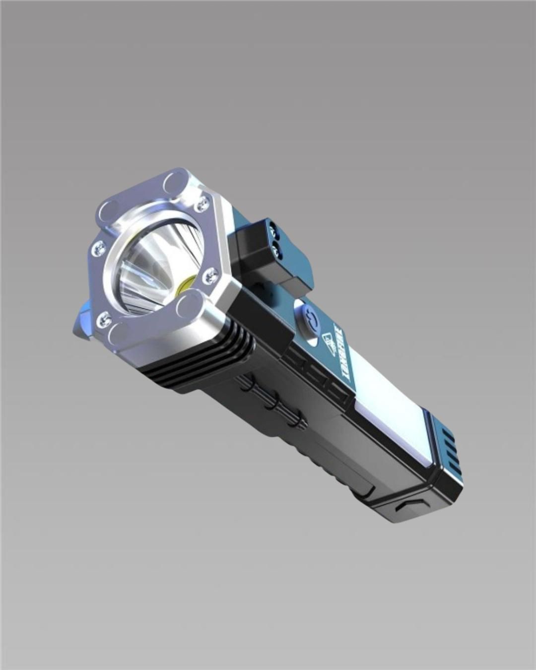 Portable Rechargeable LED Flashlight – High Lumen Torch with USB Charging