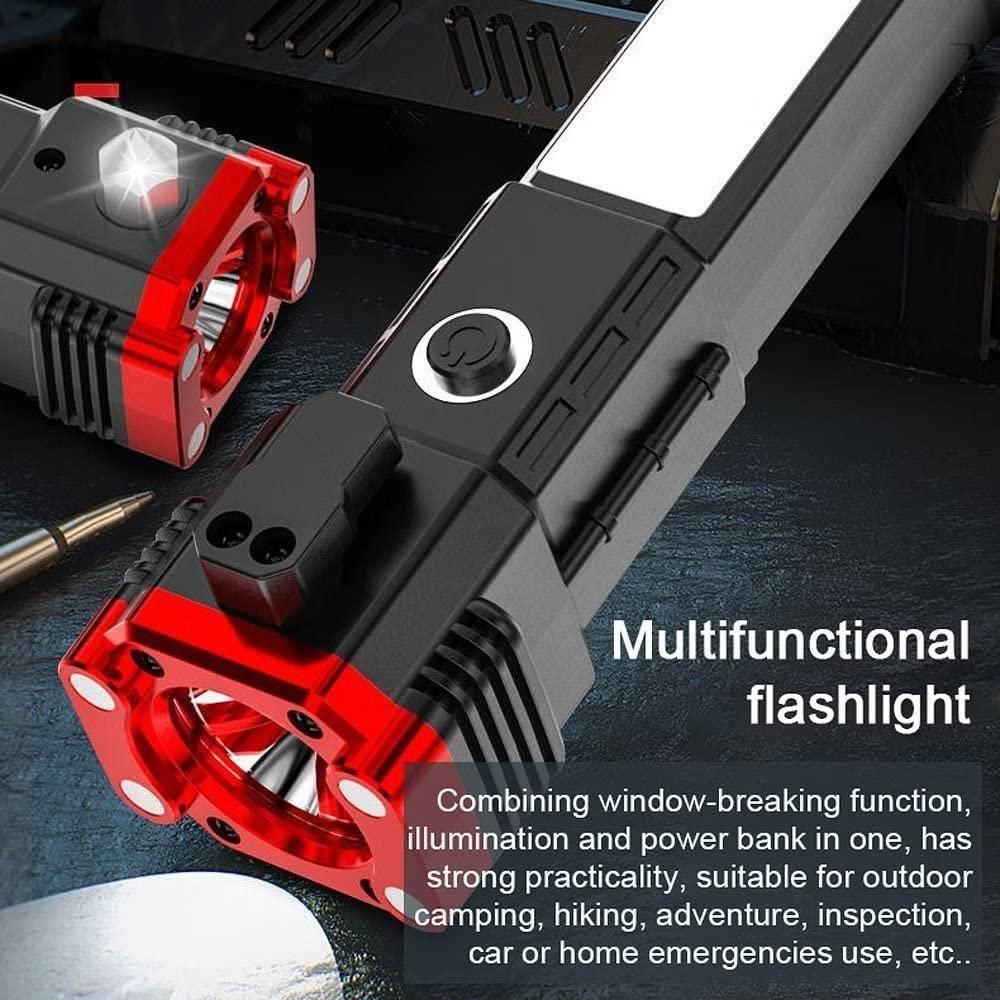 Portable Rechargeable LED Flashlight – High Lumen Torch with USB Charging