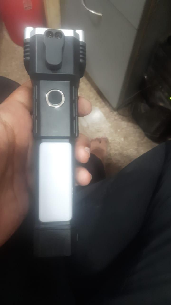 Portable Rechargeable LED Flashlight – High Lumen Torch with USB Charging