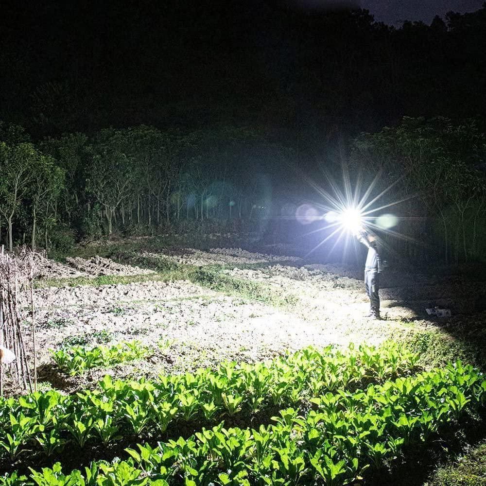 Portable Rechargeable LED Flashlight – High Lumen Torch with USB Charging